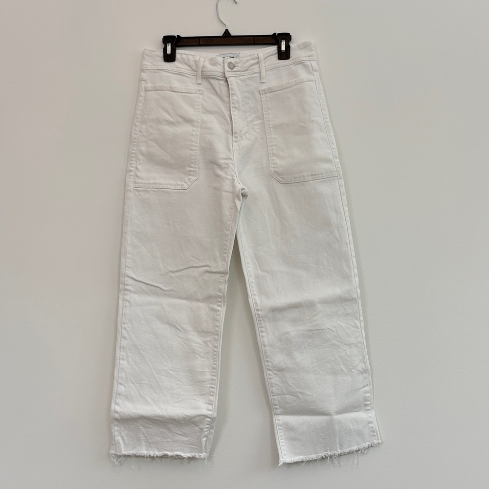 Just Black Denim White Jeans - Classic Straight